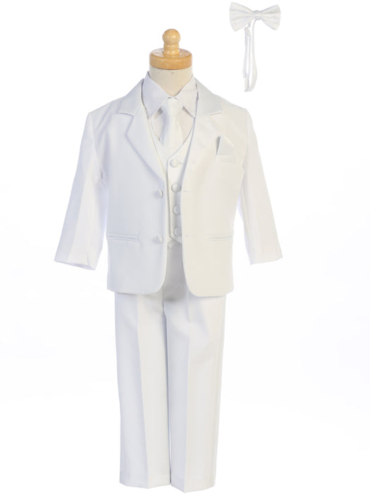 White Formal Tuxedo Set for Boys - (Sizes: 3 Months to 14 Years)