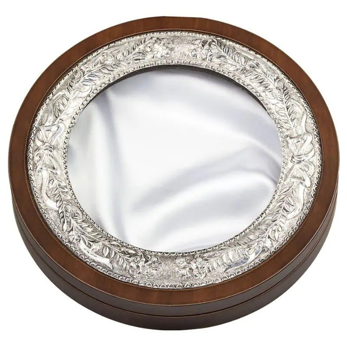 Silver Plated Circle Crown Case - Stefanothiki
