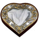 Stefanothiki Heart with Pure Sterling Silver & 24K gold local plating
