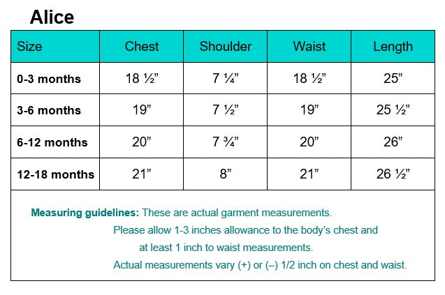 Alice Girls Christening Outfit (up to 18 months)