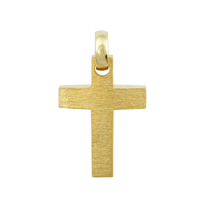Men's Gold Cross - Ischis Alpha Gold Cross