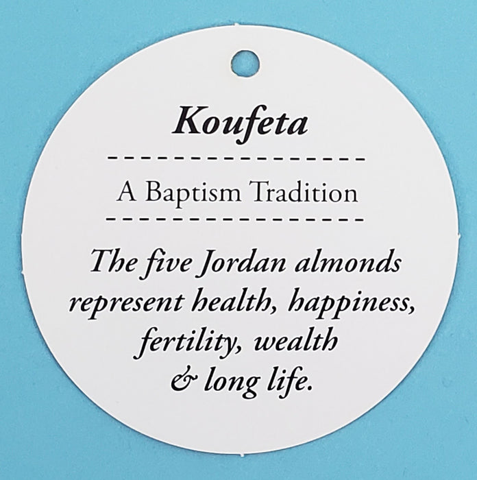 Explanation Circle Card - BAPTISM TRADITION - 5 Almonds