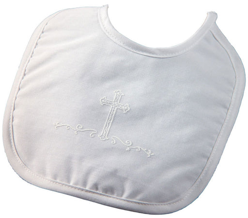 Boys Polycotton Bib with Screened Cross