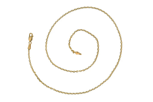 Gold Chain - 18" - Cable Link Gold Chain