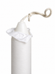 Plain White Candle 24" - Thick Stem