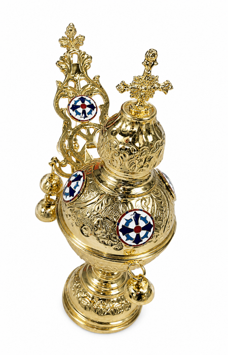 Censer - Gold Plated with Enamel Accents