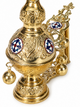 Censer - Gold Plated with Enamel Accents