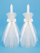 Pair of Chios Thick Stem Candles (2)