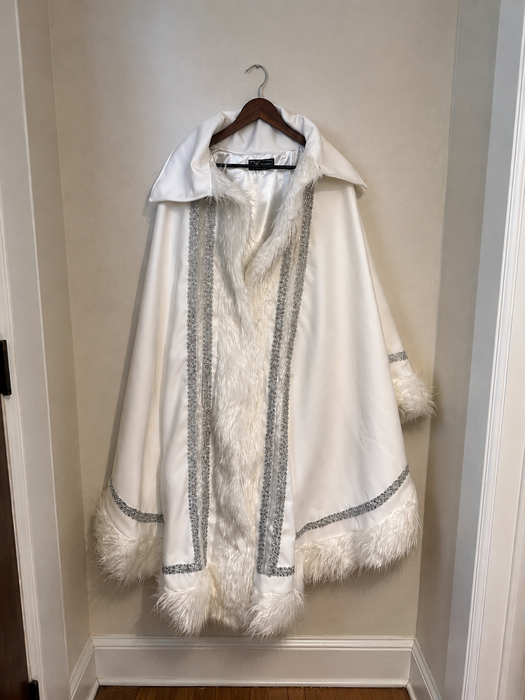 Christmas White Santa Claus Costume - Adult Male