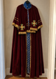 Christmas Saint Nicholas Burgundy Costume - Adult Male