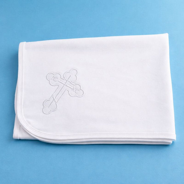 Baby Baptism Blanket – Embroidered Orthodox Cross