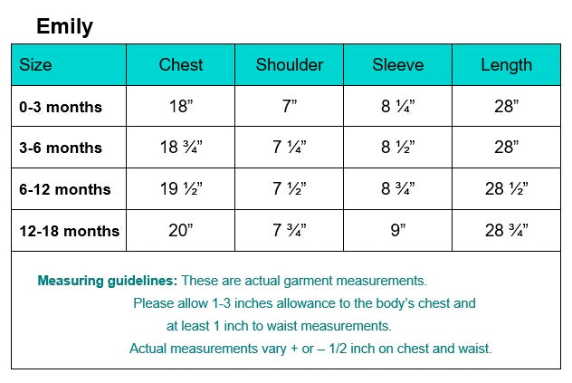 Emily Girls Christening Outfit (up to 18 months)