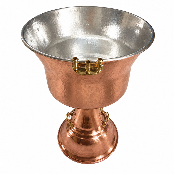 Orthodox Baptismal Font – Forged Copper – 70 Liters
