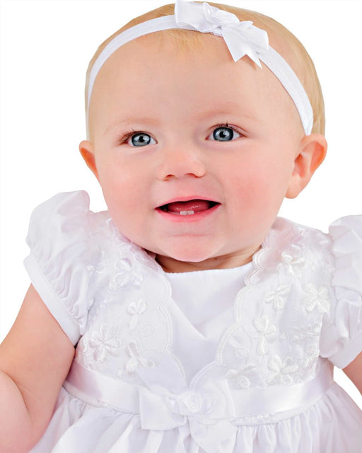Faye Girl's Baptism Christening Dress (up to 24 months)