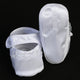 Girls Satin Bootie with Lace & Embroidered Cross- Sizes 6-14 months)