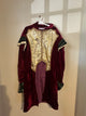 Christmas Burgundy Elf Costume - Adult Male