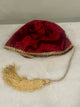 Amalia Traditional Hat/Fez  (Child to Adult Sizes)- Red with Gold Trim