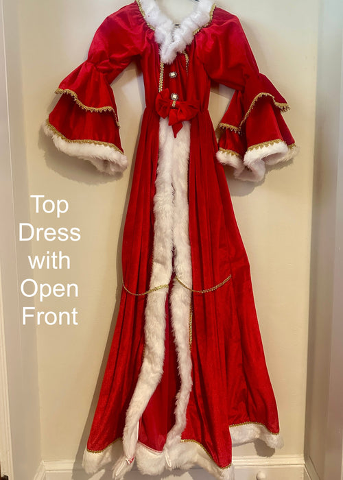 Christmas Mrs. Santa Claus Costume - Adult Woman Blessed Celebration Christmas Mrs. Santa Claus Costume - Adult Woman Blessed Celebration