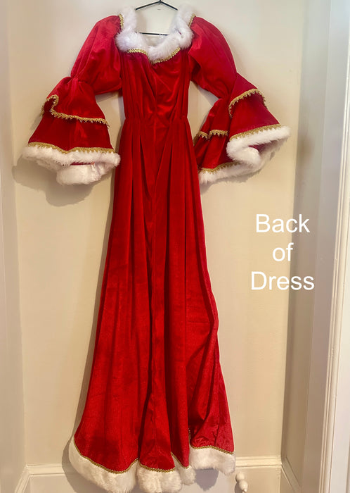 Christmas Mrs. Santa Claus Costume - Adult Woman Blessed Celebration Christmas Mrs. Santa Claus Costume - Adult Woman Blessed Celebration
