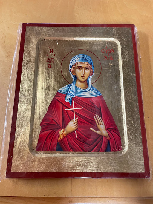 Saint Euthalia Greek Orthodox Icon
