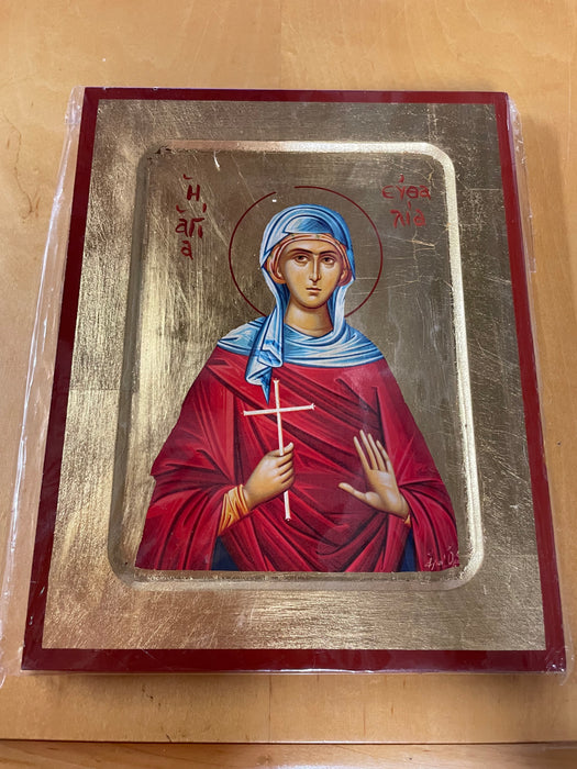 Saint Euthalia Greek Orthodox Icon