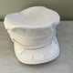 Greek Fisherman's Cap / Hat - Cotton - White