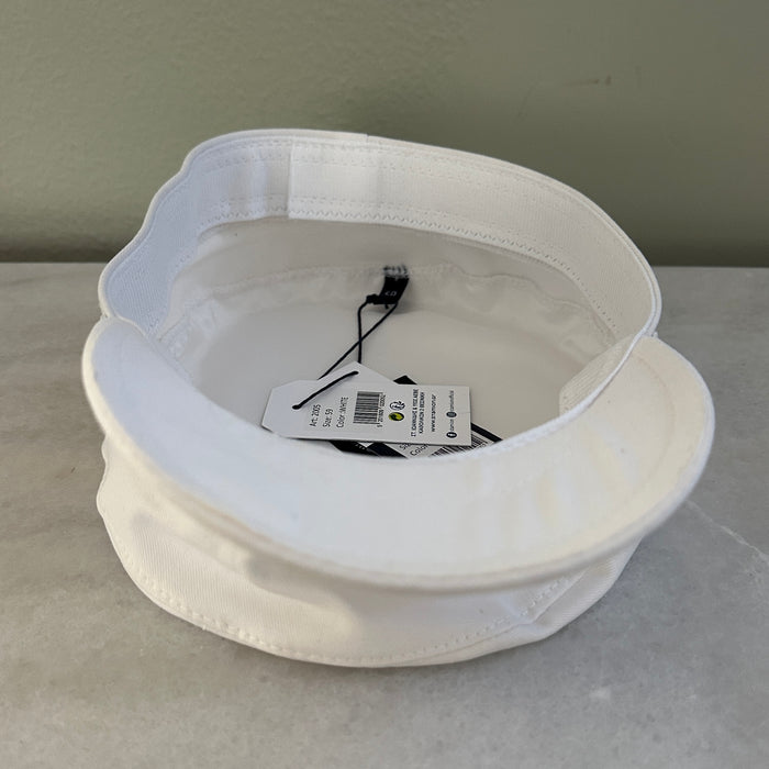 Greek Fisherman's Cap / Hat - Cotton - White