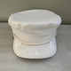 Greek Fisherman's Cap / Hat - Cotton - White