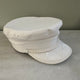 Greek Fisherman's Cap / Hat - Cotton - White
