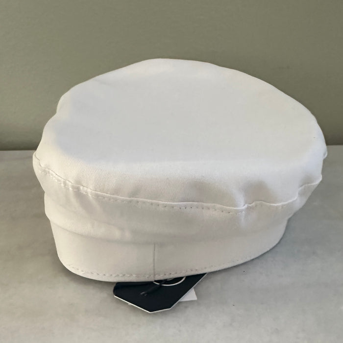 Greek Fisherman's Cap / Hat - Cotton - White