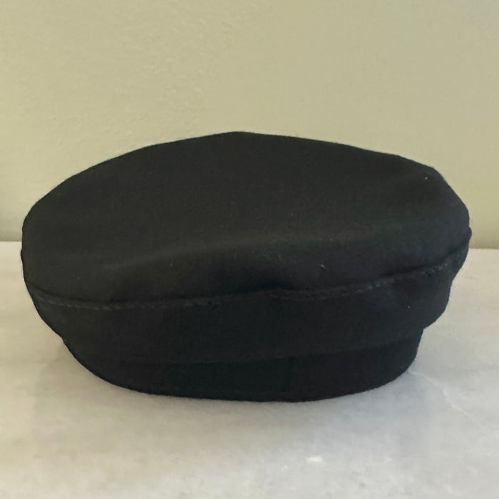 Greek Fisherman's Cap / Hat - Wool - Black