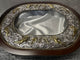 Sterling Silver Oval Case with Gold Plated Angels