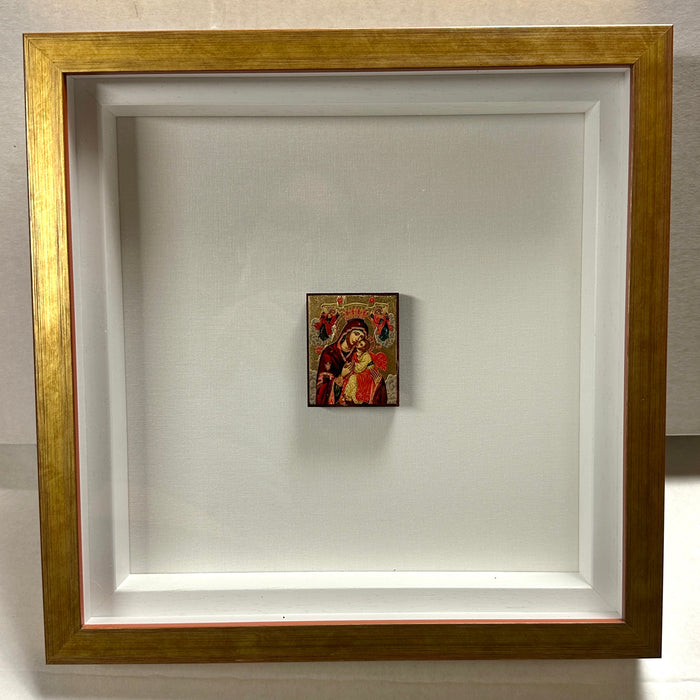 Naxos Thin Gold Wedding Crown Stefanothiki Case - Extra Deep