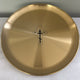 12" Brass Wedding Tray with Greek Orthodox Outline Cross