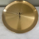 12" Brass Wedding Tray with Greek Orthodox Outline Cross