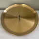 12" Brass Wedding Tray with Greek Orthodox Outline Cross