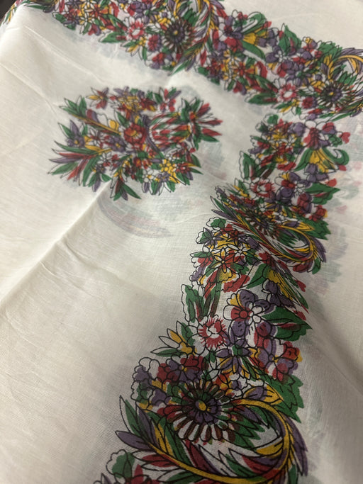 Traditional Scarf - Floral Weave