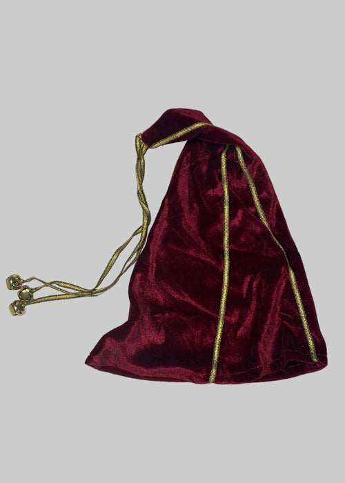 Christmas Burgundy Elf Costume - Adult Male