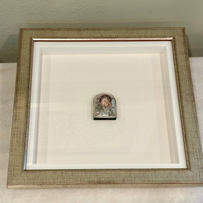 Corfu Wedding Crown Stefanothiki Case - Speckled Silver