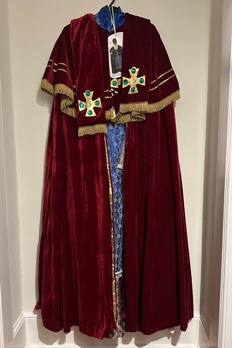 Christmas Burgundy Saint Nicholas Costume - Adult Male