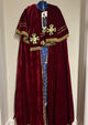 Christmas Burgundy Saint Nicholas Costume - Adult Male