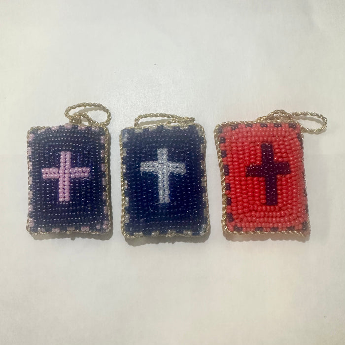 Large Beaded Cross Filakto (Various Colors)