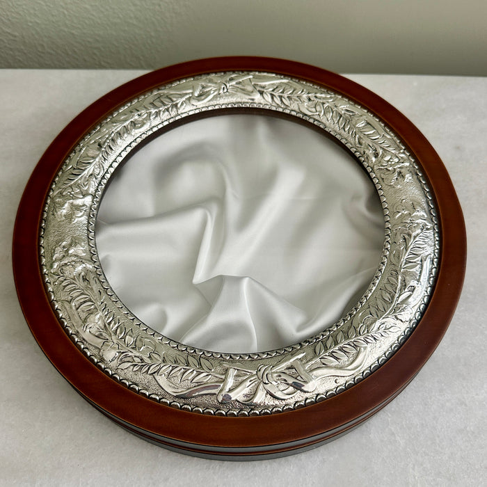 Silver Plated Circle Crown Case - Stefanothiki