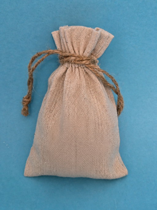 Isabella Linen Pouch Jordan Almond Favor