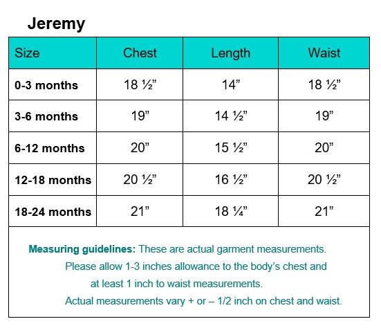 Jeremy Boy's Christening Outfit (up to 24 months)