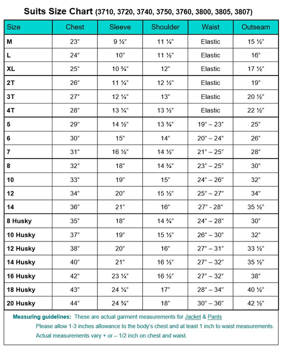 Constantine Communion Suit - (Sizes 6 Months to 15 Years + Husky) - Many Colors