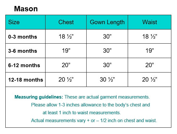 Mason Boy's Christening Outfit (up to 18 months)