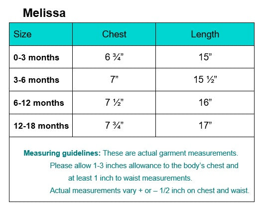 Melissa Girls Christening Outfit (up to 18 months)