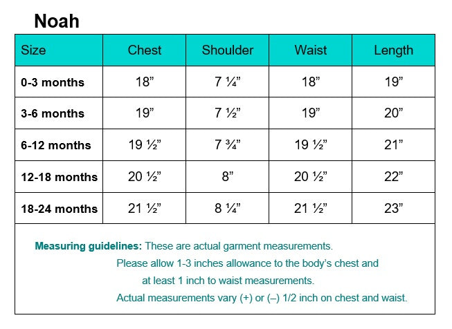 Noah Boy's Christening Outfit (up to 24 months)