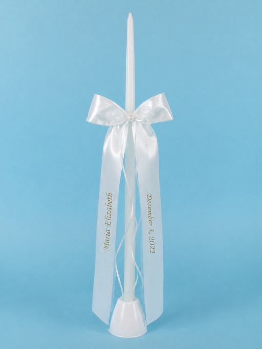 Personalized Candle Ribbon